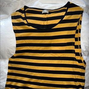 Striped saint laurent tank top